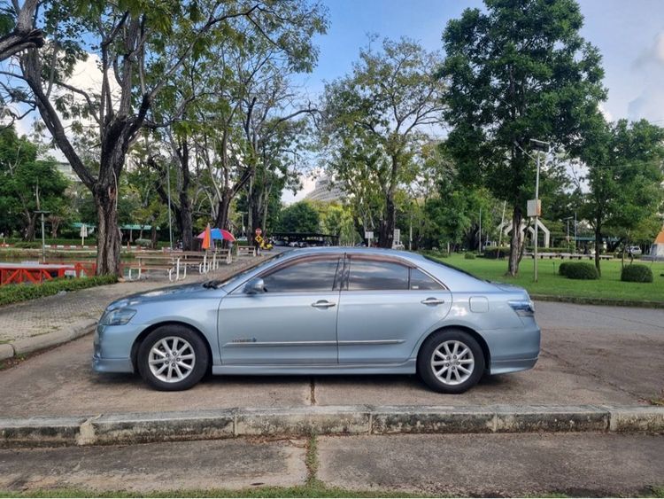Toyota Camry 2009 2.4 Hybrid Sedan ไฮบริด ไม่ติดแก๊ส เกียร์อัตโนมัติ ฟ้า รูปที่ 4