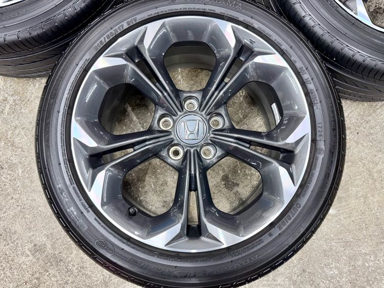 ล้อแม็ก HONDA CIVIC ขอบ 17” สภาพสวย ยาง YOKOHAMA 215-50R17 ปี 24 ดอกยางสวยพร้อมใช้งาน รูปที่ 5