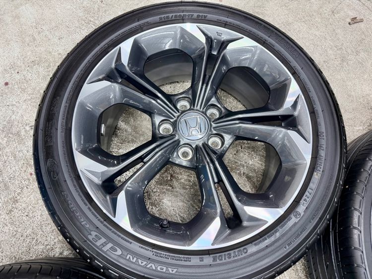 ล้อแม็ก HONDA CIVIC ขอบ 17” สภาพสวย ยาง YOKOHAMA 215-50R17 ปี 24 ดอกยางสวยพร้อมใช้งาน รูปที่ 7