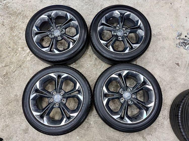 ล้อแม็ก HONDA CIVIC ขอบ 17” สภาพสวย ยาง YOKOHAMA 215-50R17 ปี 24 ดอกยางสวยพร้อมใช้งาน รูปที่ 4