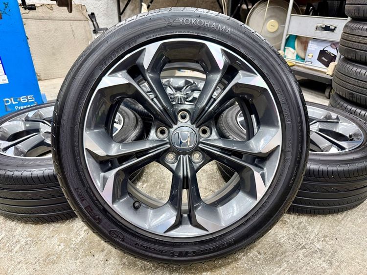 17" ล้อแม็ก HONDA CIVIC ขอบ 17” สภาพสวย ยาง YOKOHAMA 215-50R17 ปี 24 ดอกยางสวยพร้อมใช้งาน