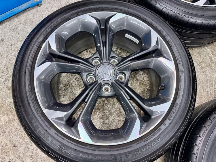 ล้อแม็ก HONDA CIVIC ขอบ 17” สภาพสวย ยาง YOKOHAMA 215-50R17 ปี 24 ดอกยางสวยพร้อมใช้งาน รูปที่ 8