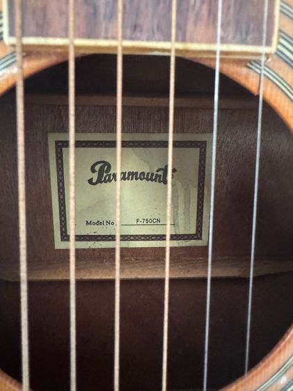 กีตาร์โปร่ง Paramount F750CN 41 นิ้ว รูปที่ 2