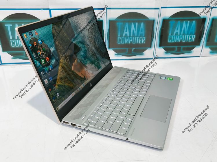 โน๊ตบุคเล่นเกมส์มือสอง HP Gaming Intel I7-8500U Ram8GB SSD1,000GB รูปที่ 3