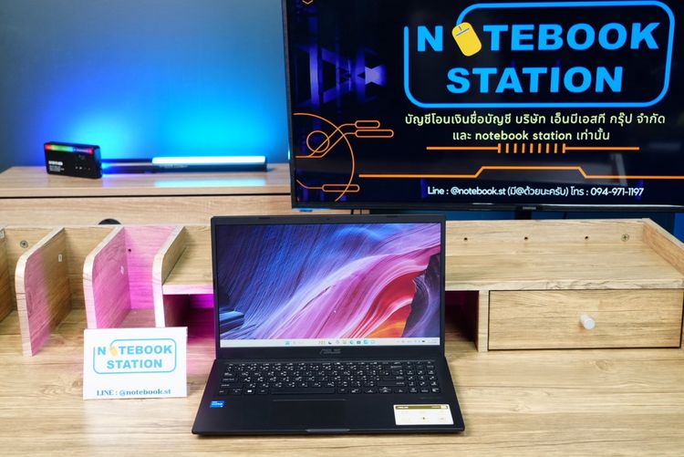 Asus Vivobook 15 i5-1135G7 Ram8 SSD512 15.6นิ้ว HD สเปคดีทำงานเก่ง จตอใหญ่มีแป้นตัวเลขแยก เครื่องพร้อมใช้งานเพียง 7,990.- รูปที่ 2