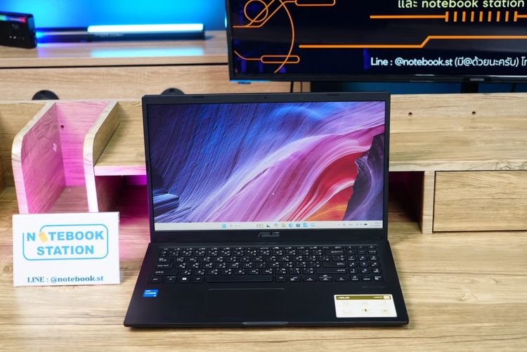 วินโดว์ 8 กิกะไบต์ ไม่ใช่ Asus Vivobook 15 i5-1135G7 Ram8 SSD512 15.6นิ้ว HD สเปคดีทำงานเก่ง จตอใหญ่มีแป้นตัวเลขแยก เครื่องพร้อมใช้งานเพียง 7,990.-