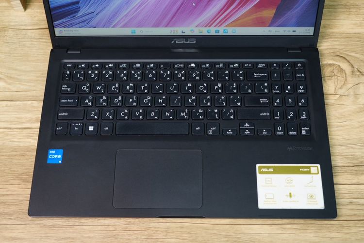 Asus Vivobook 15 i5-1135G7 Ram8 SSD512 15.6นิ้ว HD สเปคดีทำงานเก่ง จตอใหญ่มีแป้นตัวเลขแยก เครื่องพร้อมใช้งานเพียง 7,990.- รูปที่ 5