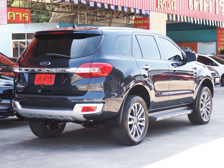 Ford Everest 2021 2.0 Titanium Plus 4WD Utility-car ดีเซล ไม่ติดแก๊ส เกียร์อัตโนมัติ น้ำเงิน รูปที่ 4