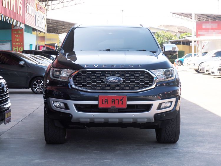 Ford Everest 2021 2.0 Titanium Plus 4WD Utility-car ดีเซล ไม่ติดแก๊ส เกียร์อัตโนมัติ น้ำเงิน รูปที่ 2
