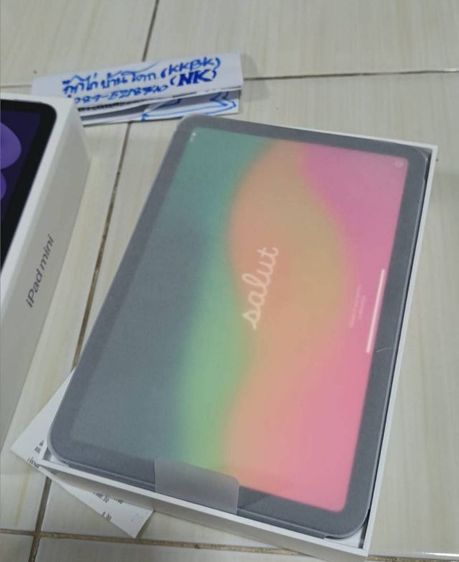 ส่งต่อครับ iPad Mini 6 ความจุ 64GBTH Wifi สี Purple สีม่วงสวย เครื่องเก่าของลูกสาว พอดี อัพใช้ รุ่นใหม่เลยปล่อยเครื่องเก่าครับ รูปที่ 2