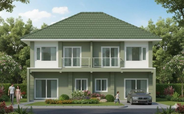 บ้านแฝดใจกลางเมืองชลบุรี