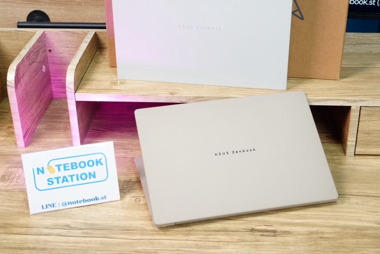 (ของใหม่)Asus Zenbook A14 Snapdragon X Elite X1E-78-100 Ram32 SSD1TB จอ14 WUXGA OLED สเปคสูง ฟังก์ชั่นจัดเต็ม เครื่องสวยดีไซน์บางเบา พร้อมปร รูปที่ 8