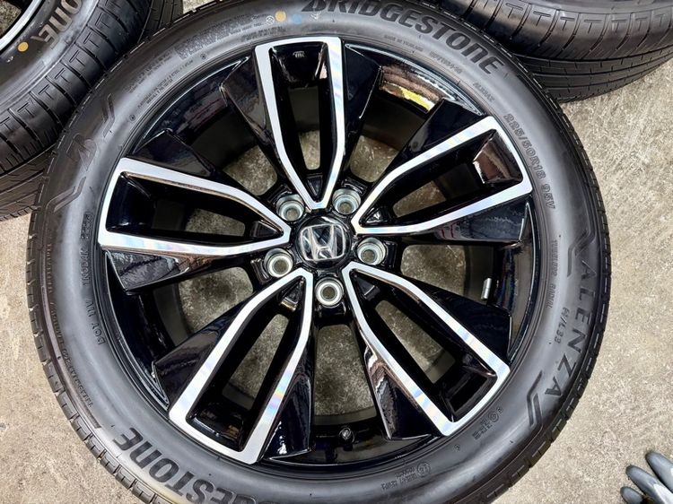 ล้อแม็ก HONDA HRV RS ขอบ 18” ถอดป้ายแดง ยาง BRIDGESTONE 225-50R18 ปี 25 ครีบหน้ายางยังอยู่ครบ รูปที่ 5