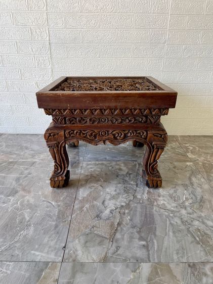 โต๊ะไม้สักแกะสลัก รูปที่ 3