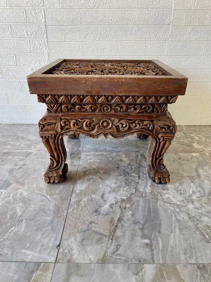 โต๊ะไม้สักแกะสลัก รูปที่ 5