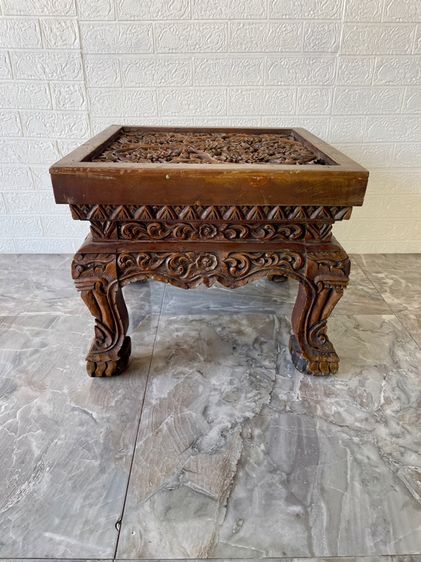 โต๊ะไม้สักแกะสลัก รูปที่ 4