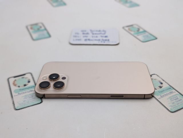 ขาย เทิร์น iPhone 16 Pro Max 256 Desert ศูนย์ไทย สภาพสวย อุปกรณ์ครบยกกล่อง สุขภาพแบต 100 ประกันยาว 9 เดือน เพียง 30,590 บาท ครับ  รูปที่ 6