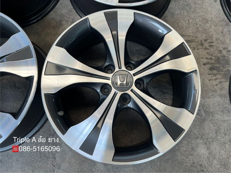 ✨ล้อแม็ก 5รู114✨Honda CRV G4 ขอบ 18 สีเทาหน้าเงา💖สวยกริ๊บ💖 รูปที่ 3