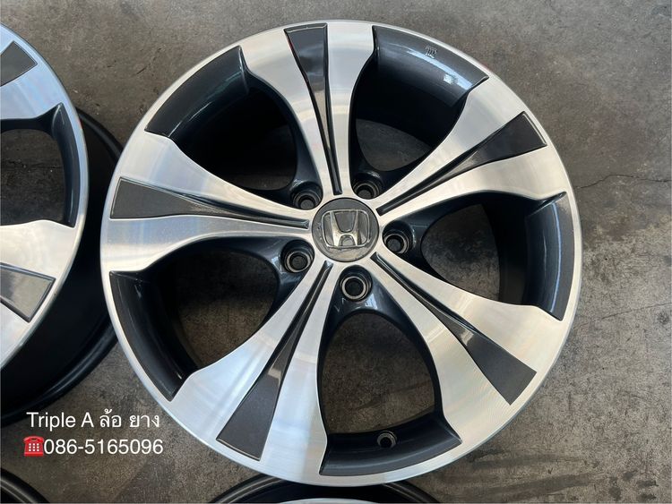 ✨ล้อแม็ก 5รู114✨Honda CRV G4 ขอบ 18 สีเทาหน้าเงา💖สวยกริ๊บ💖 รูปที่ 5