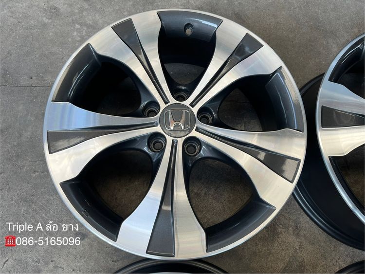 ✨ล้อแม็ก 5รู114✨Honda CRV G4 ขอบ 18 สีเทาหน้าเงา💖สวยกริ๊บ💖 รูปที่ 4
