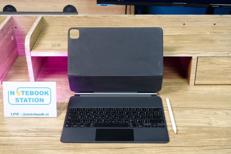 Apple iPad Pro 12.9นิ้ว Wi-Fi+Cellular 256GB (6th Gen)  Apple Pencil  Magic Keyboard ครบชุดเพร้อมใช้งาน รูปที่ 9