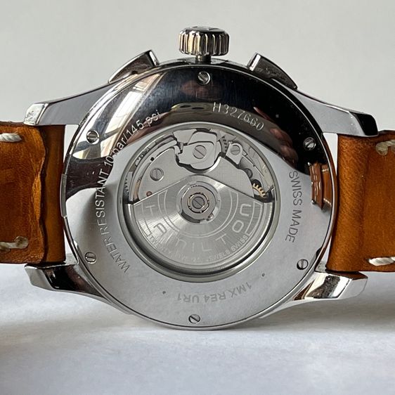 รับเทรด Hamilton Maestro Automatic Chronograph 2024 กล่องใบครบ สภาพ95 รูปที่ 7