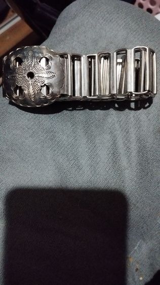 ขายเข็มขัดสีเงิน ไม่ทราบวัสดุ น้ำหนัก 184 กรัม รูปที่ 2