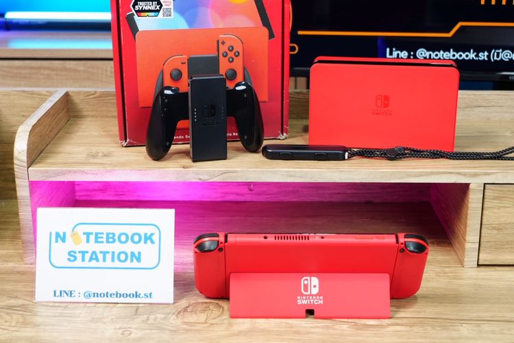 เครื่องเกมคอนโซล (Mario Red Edition) รุ่น Nintendo Switch OLED อุปกรณ์ครบกล่อง ขายเพียง 7,990.- เครื่องพร้อมใช้งาน รูปที่ 8