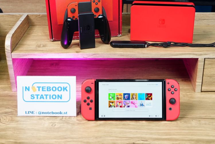 เครื่องเกมคอนโซล (Mario Red Edition) รุ่น Nintendo Switch OLED อุปกรณ์ครบกล่อง ขายเพียง 7,990.- เครื่องพร้อมใช้งาน รูปที่ 2