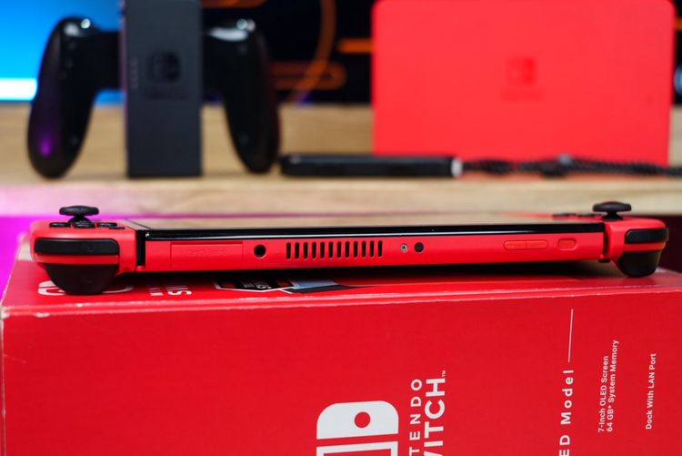 เครื่องเกมคอนโซล (Mario Red Edition) รุ่น Nintendo Switch OLED อุปกรณ์ครบกล่อง ขายเพียง 7,990.- เครื่องพร้อมใช้งาน รูปที่ 5