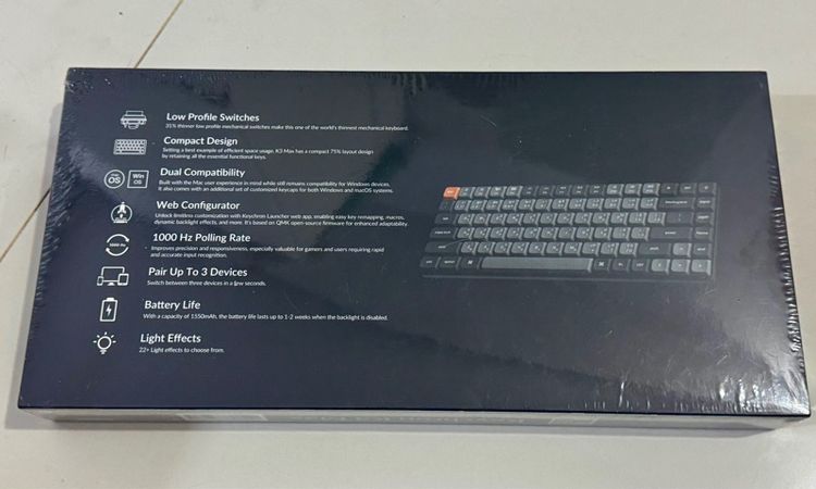 คีย์บอร์ดไร้สาย Keychron K3 H1 Max รูปที่ 4