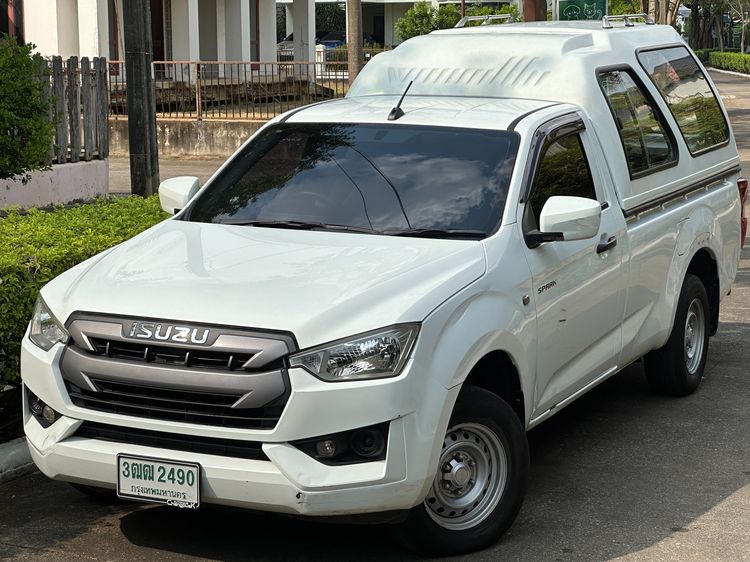 Isuzu D-MAX 2021 1.9 S Pickup ดีเซล ไม่ติดแก๊ส เกียร์ธรรมดา ขาว รูปที่ 3