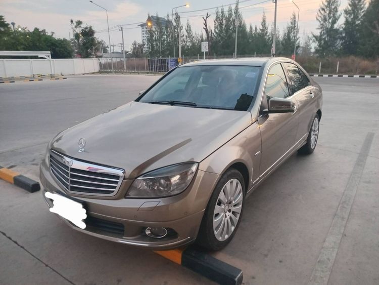Mercedes-Benz C-Class 2010 C200 CGI Sedan เบนซิน ไม่ติดแก๊ส เกียร์อัตโนมัติ น้ำตาล รูปที่ 2