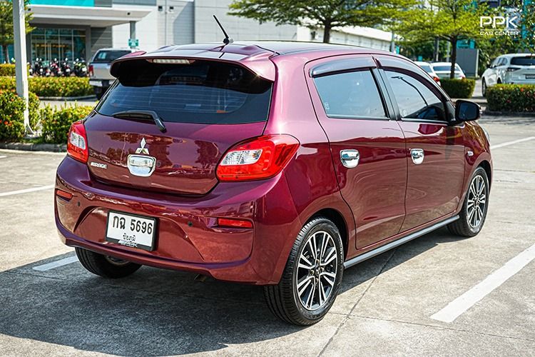 Mitsubishi Mirage 2017 1.2 GLS LTD Sedan เบนซิน ไม่ติดแก๊ส เกียร์อัตโนมัติ แดง รูปที่ 4