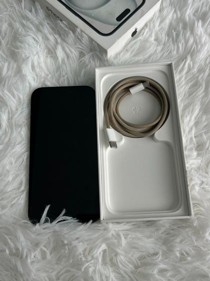Iphone 15 ZP 128 GB สีดำ เบต้า 90 กล่องครบ รูปที่ 6