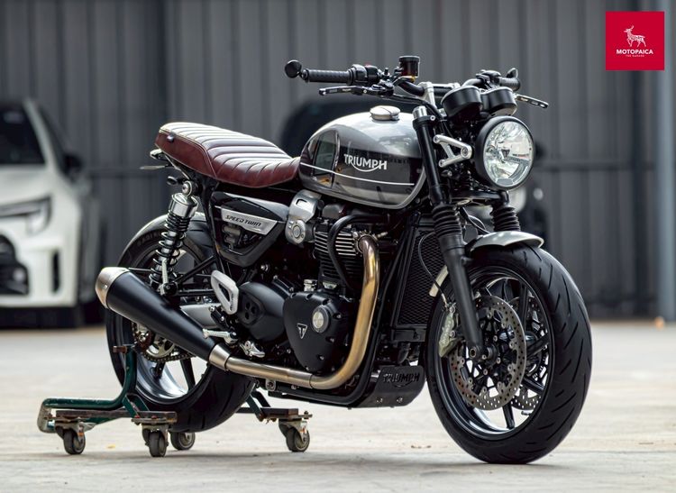 Bonneville Triumph SpeedTwin1200 ปี2019 รถศูนย์ฯ สีเทา วิ่ง10,000km.