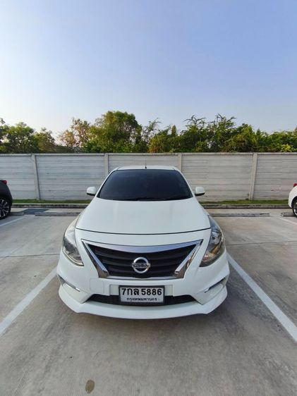 Nissan Almera 2018 1.2 V Sportech Sedan เบนซิน ไม่ติดแก๊ส เกียร์อัตโนมัติ ขาว รูปที่ 4