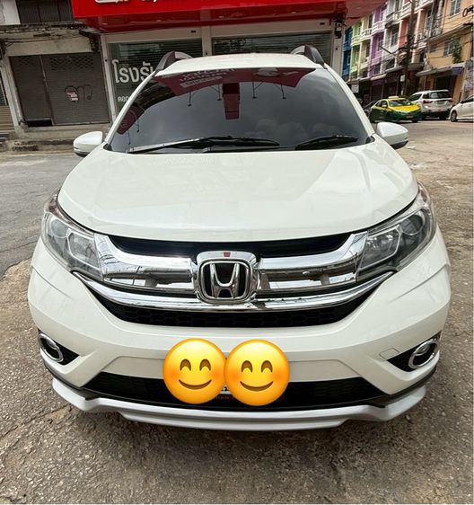 Honda BR-V 2017 1.5 SV Utility-car เบนซิน ไม่ติดแก๊ส เกียร์อัตโนมัติ ขาว รูปที่ 3