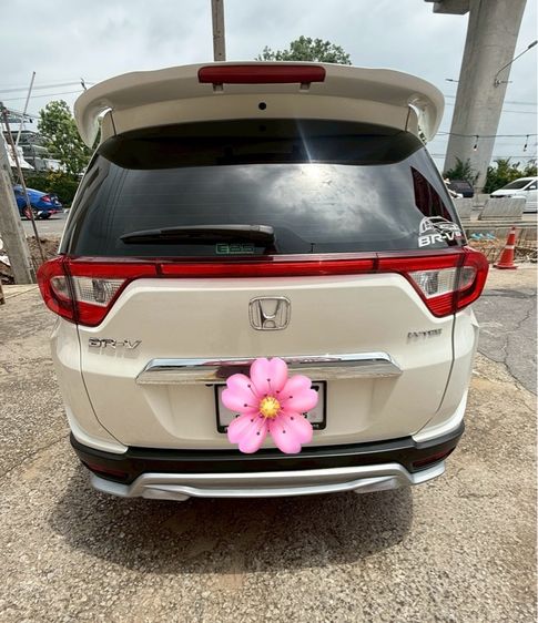 Honda BR-V 2017 1.5 SV Utility-car เบนซิน ไม่ติดแก๊ส เกียร์อัตโนมัติ ขาว รูปที่ 4