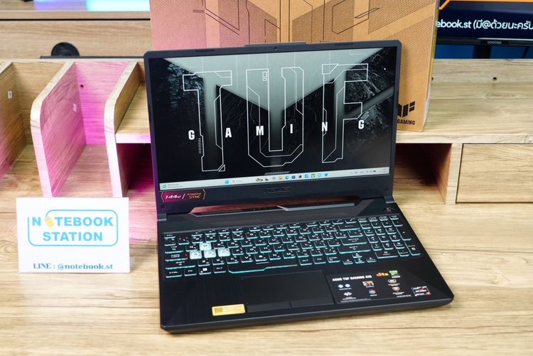 Asus TUF Gaming A15 Ryzen7-7445HS Ram16 RTX3050(4GB) 512GBM.2 จอ 15.6 FHD IPS 144Hz สเปคเกมมิ่ง คีย์บอร์ดไฟRGB ดีไซน์สวยเท่ ประกันศูนย์2027  รูปที่ 3
