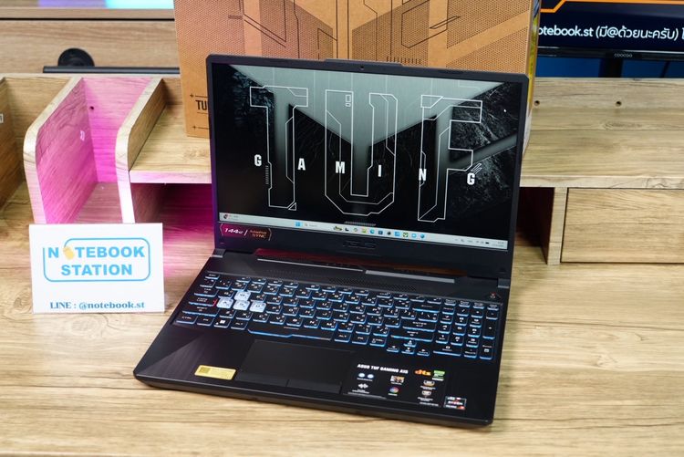 Asus TUF Gaming A15 Ryzen7-7445HS Ram16 RTX3050(4GB) 512GBM.2 จอ 15.6 FHD IPS 144Hz สเปคเกมมิ่ง คีย์บอร์ดไฟRGB ดีไซน์สวยเท่ ประกันศูนย์2027  รูปที่ 4