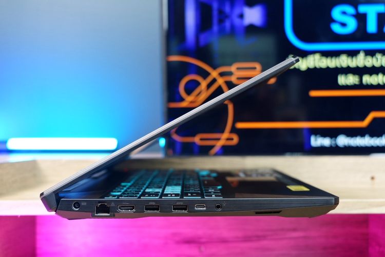 Asus TUF Gaming A15 Ryzen7-7445HS Ram16 RTX3050(4GB) 512GBM.2 จอ 15.6 FHD IPS 144Hz สเปคเกมมิ่ง คีย์บอร์ดไฟRGB ดีไซน์สวยเท่ ประกันศูนย์2027  รูปที่ 7