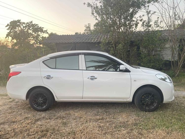 Nissan Almera 2012 1.2 E Sedan เบนซิน ไม่ติดแก๊ส เกียร์อัตโนมัติ ขาว รูปที่ 4