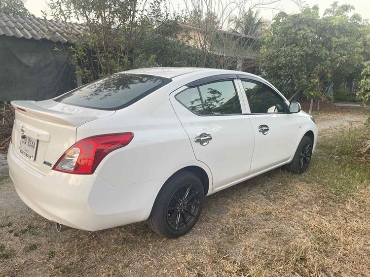Nissan Almera 2012 1.2 E Sedan เบนซิน ไม่ติดแก๊ส เกียร์อัตโนมัติ ขาว รูปที่ 3