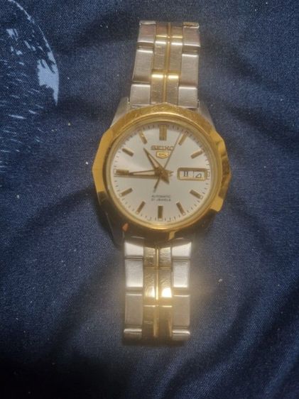 เงิน Seiko นาฬิกาไซโก้ระบบออโตเมติก