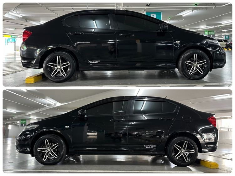 Honda City 2013 1.5 S CNG Sedan เบนซิน NGV เกียร์อัตโนมัติ ดำ รูปที่ 4