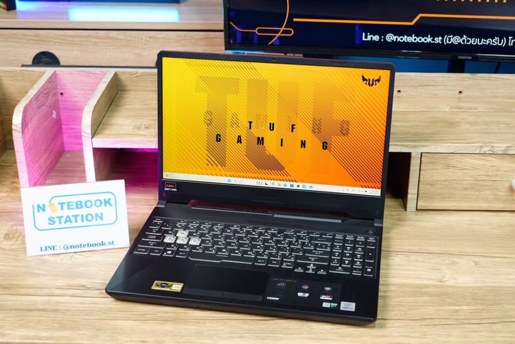 Asus TUF Gaming F15 i5-10300H GTX1650(4GB) Ram8 SSD512GB จอ15.6 FHD 144Hz สเปคเกมมิ่ง คีย์บอร์ดไฟRGB ดีไซน์ฝาหลังสุดเท่ เครื่องพร้อมใช้งาน ส รูปที่ 4