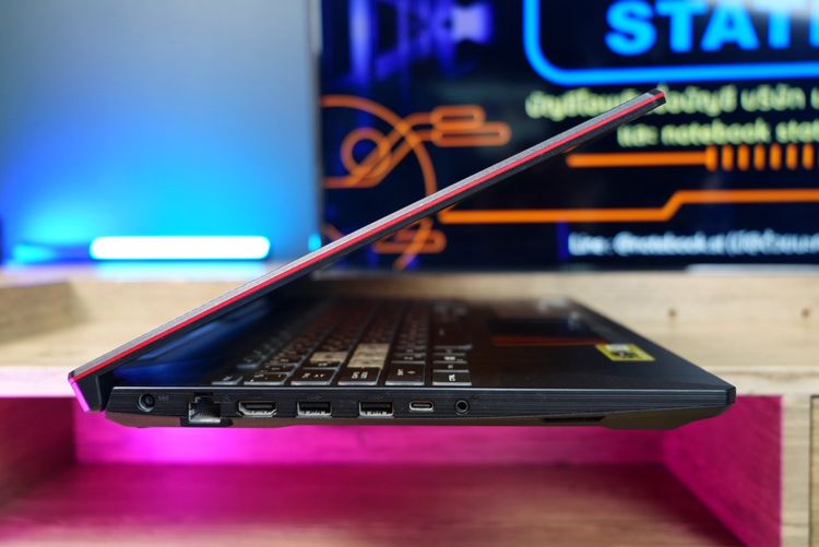 Asus TUF Gaming F15 i5-10300H GTX1650(4GB) Ram8 SSD512GB จอ15.6 FHD 144Hz สเปคเกมมิ่ง คีย์บอร์ดไฟRGB ดีไซน์ฝาหลังสุดเท่ เครื่องพร้อมใช้งาน ส รูปที่ 7