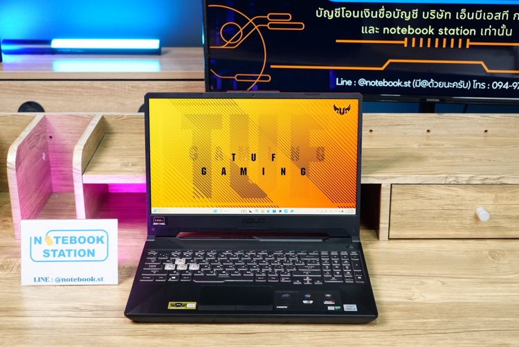 วินโดว์ 8 กิกะไบต์ ไม่ใช่ Asus TUF Gaming F15 i5-10300H GTX1650(4GB) Ram8 SSD512GB จอ15.6 FHD 144Hz สเปคเกมมิ่ง คีย์บอร์ดไฟRGB ดีไซน์ฝาหลังสุดเท่ เครื่องพร้อมใช้งาน ส