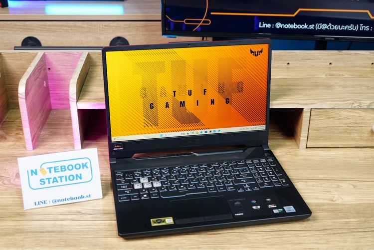 Asus TUF Gaming F15 i5-10300H GTX1650(4GB) Ram8 SSD512GB จอ15.6 FHD 144Hz สเปคเกมมิ่ง คีย์บอร์ดไฟRGB ดีไซน์ฝาหลังสุดเท่ เครื่องพร้อมใช้งาน ส รูปที่ 3